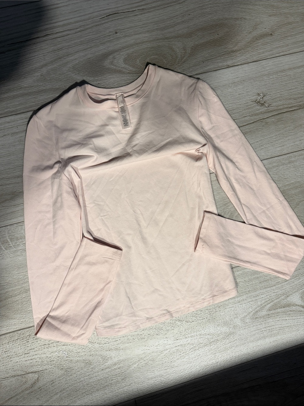 SKIMS Cotton Jersey Long Sleeve Barely Pink